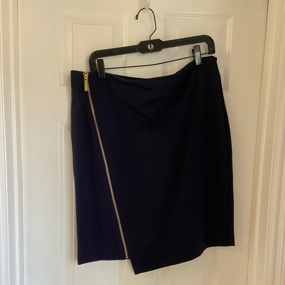 Michael by Michael Kors Navy Skirt